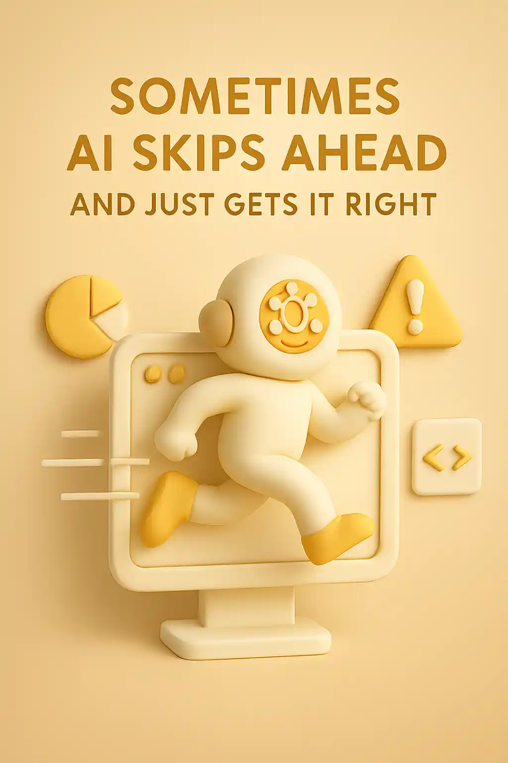 Visual representation of AI getting it right the first time